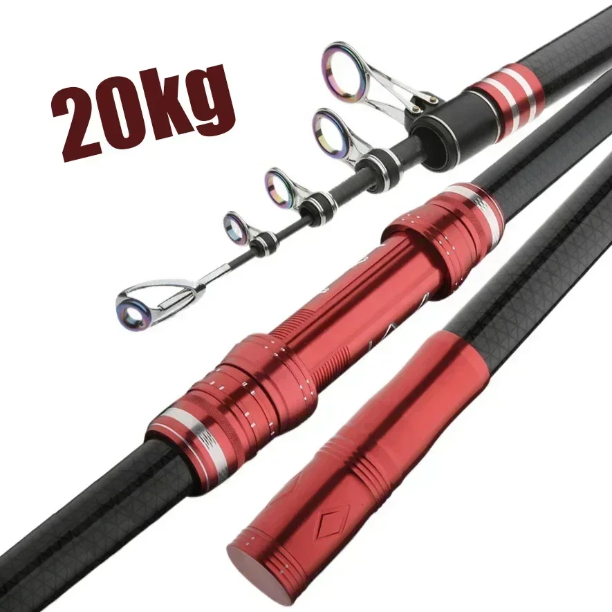 Fishing Rod Surf - Caña de Pescar Telescópica de 2.7m