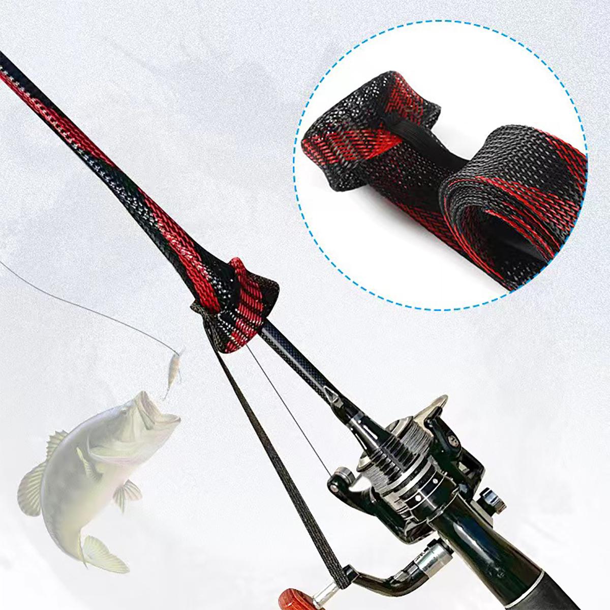 Fishing Rod Ice - Funda protectora de punto para caña
