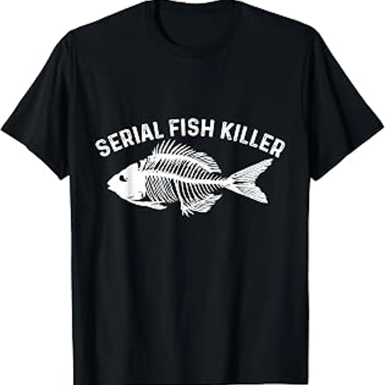 Fishing Rod Ice - Camiseta vintage unisex Serial Fish Killer