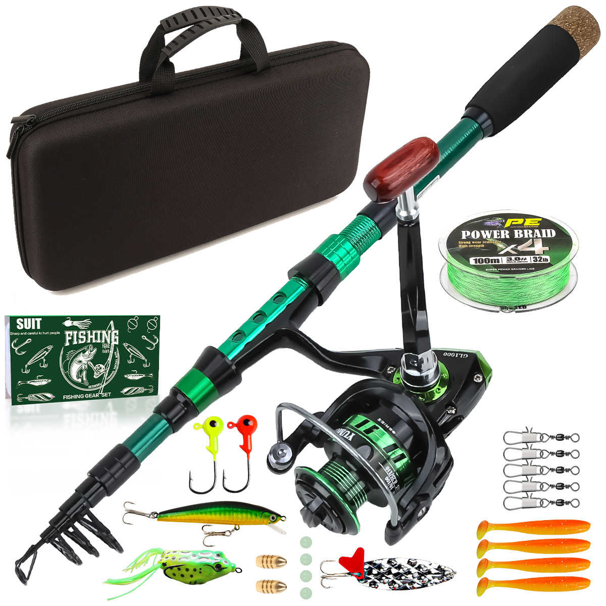 Fishing Rod Boat - Nuevo Kit Completo de Caña de
