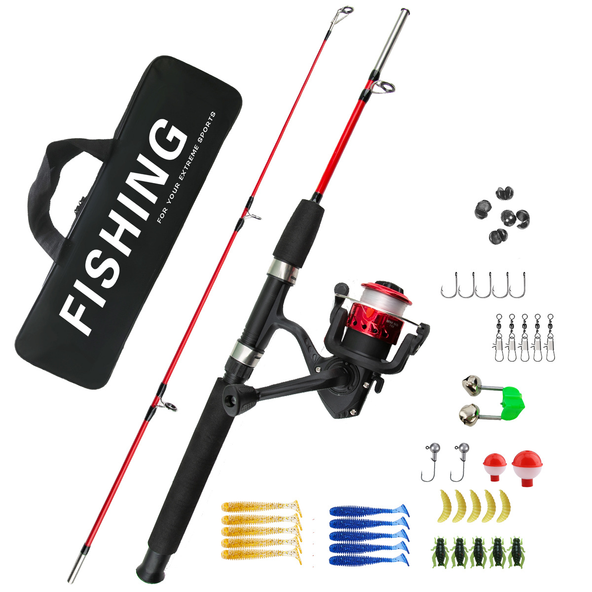 Combo de Caña de Pescar en Hie - Fishing Rod Ice reseña y precio