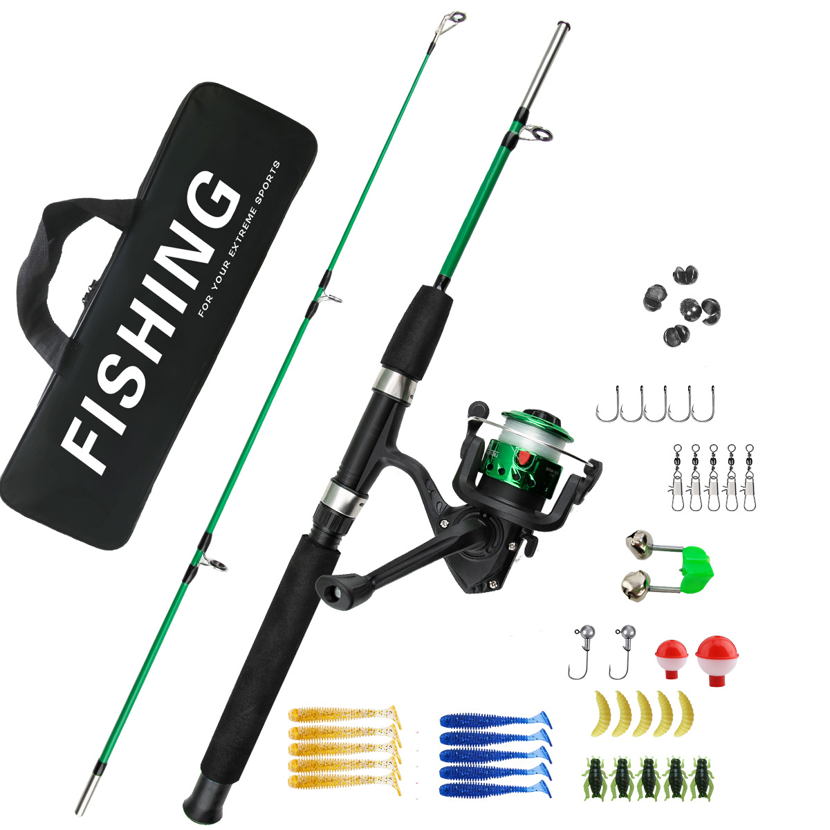 Combo de Caña de Pescar en Hie - Fishing Rod Ice reseña y precio