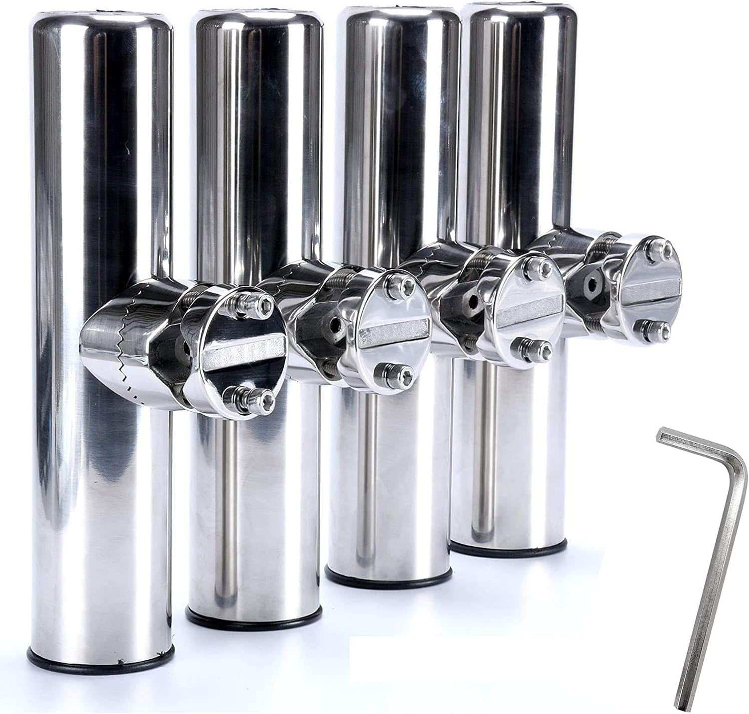 Soporte de acero inoxidable pa - Fishing Rod Boat reseña y precio