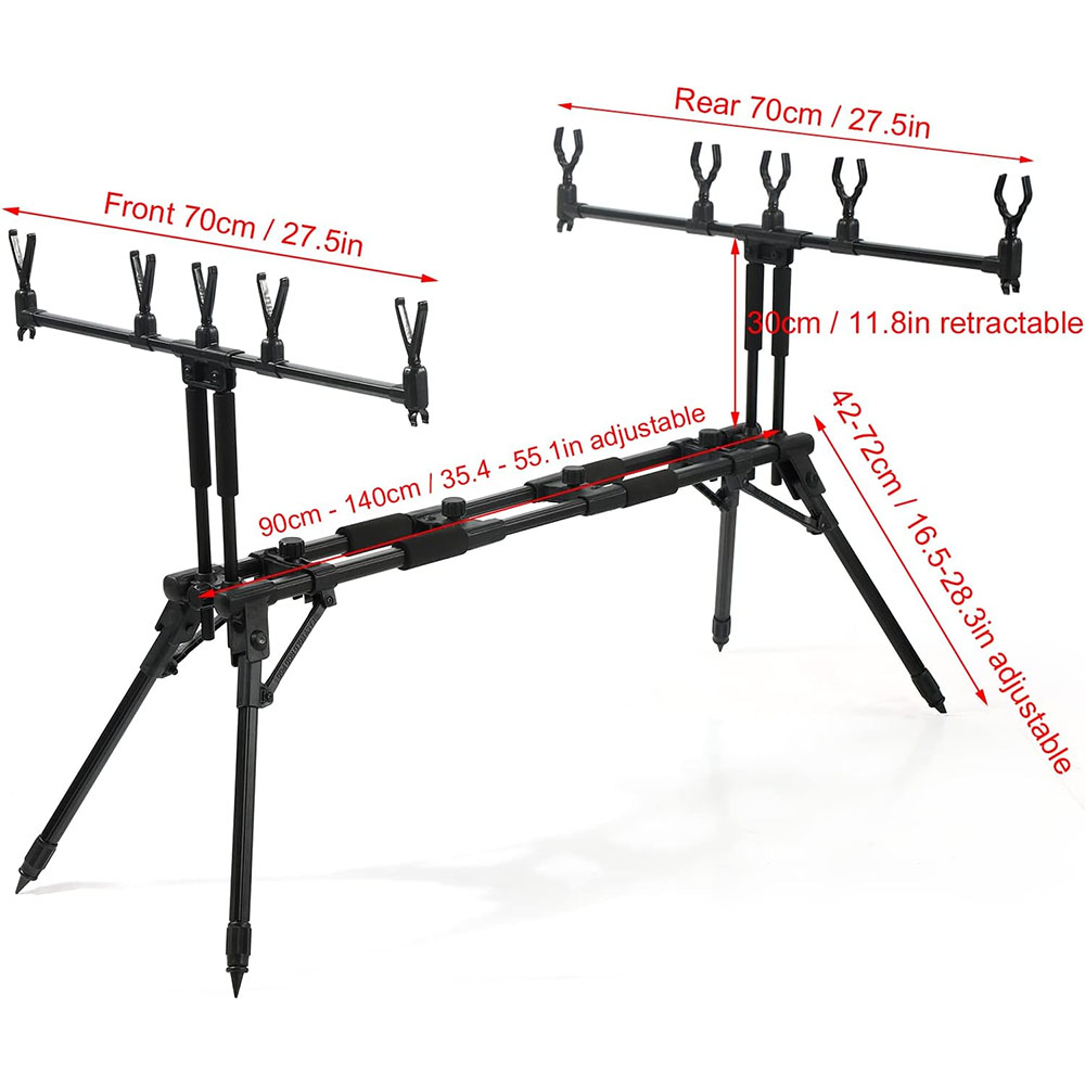 Soporte para Cañas de Pescar A - Fishing Rod Rack reseña y precio