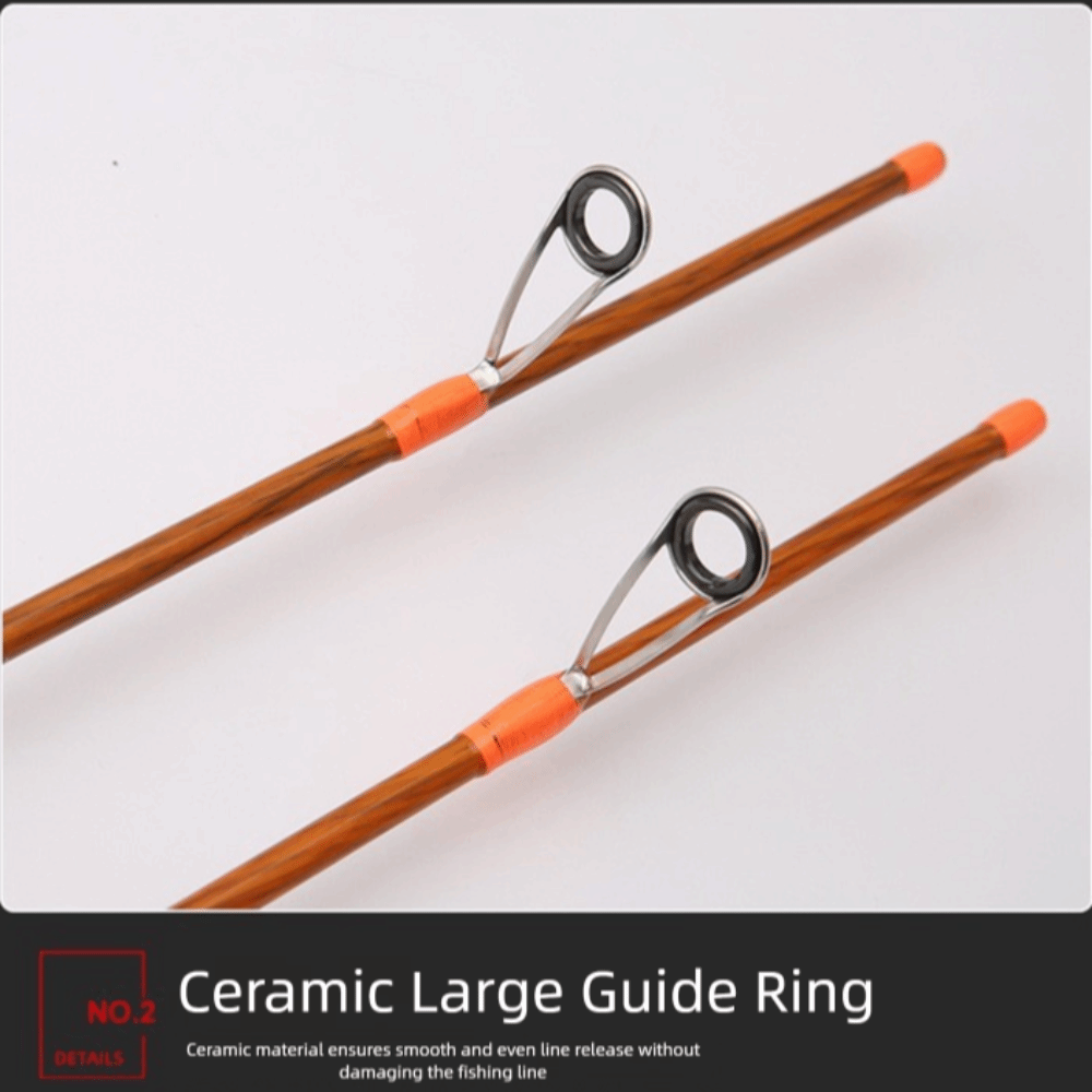 Caña de pescar giratoria de 4  - Fishing Rod Carbon Fiber reseña y precio
