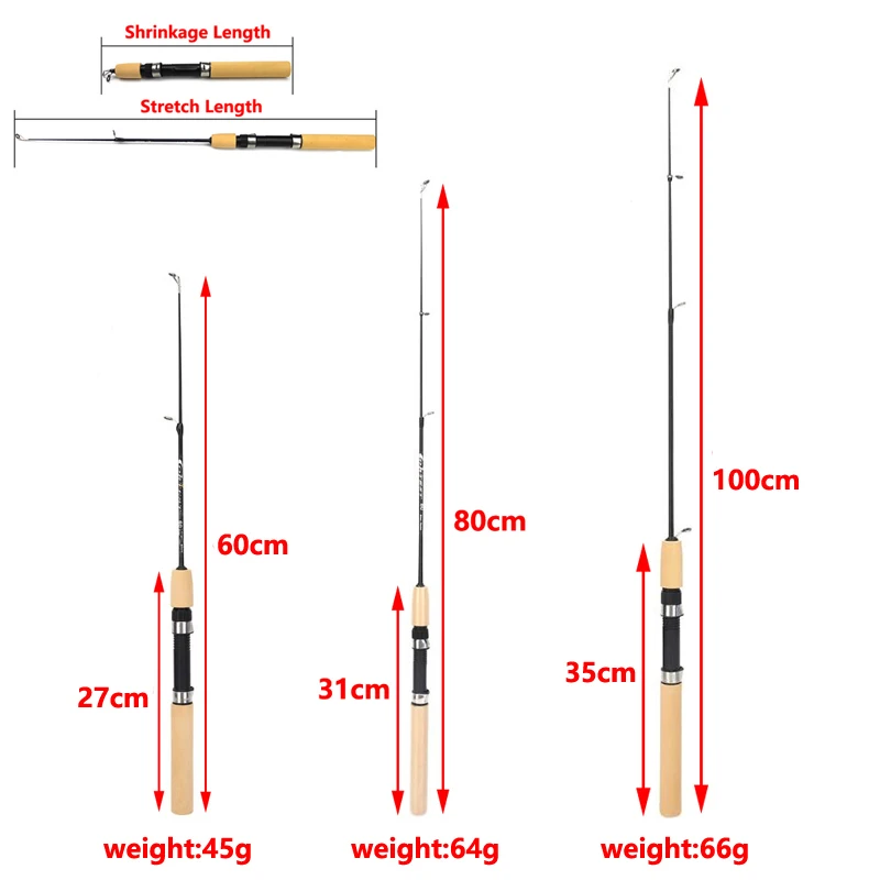 Caña de Pescar Telescópica Min - Fishing Rod Ice reseña y precio