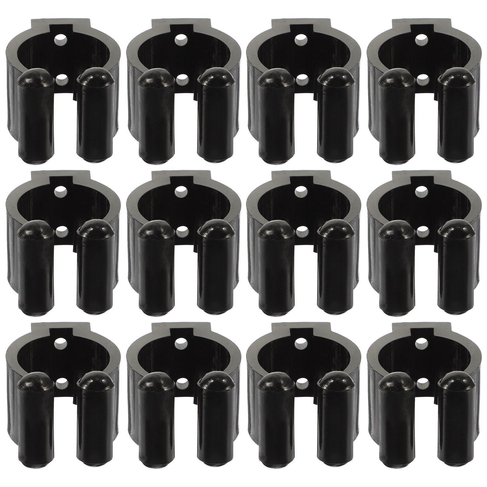 12 piezas de clips de plástico - Fishing Rod Rack reseña y precio