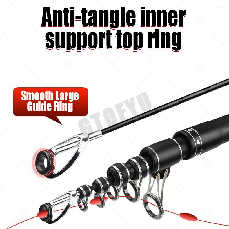 Caña de Pescar Telescópica de  - Fishing Rod Surf reseña y precio