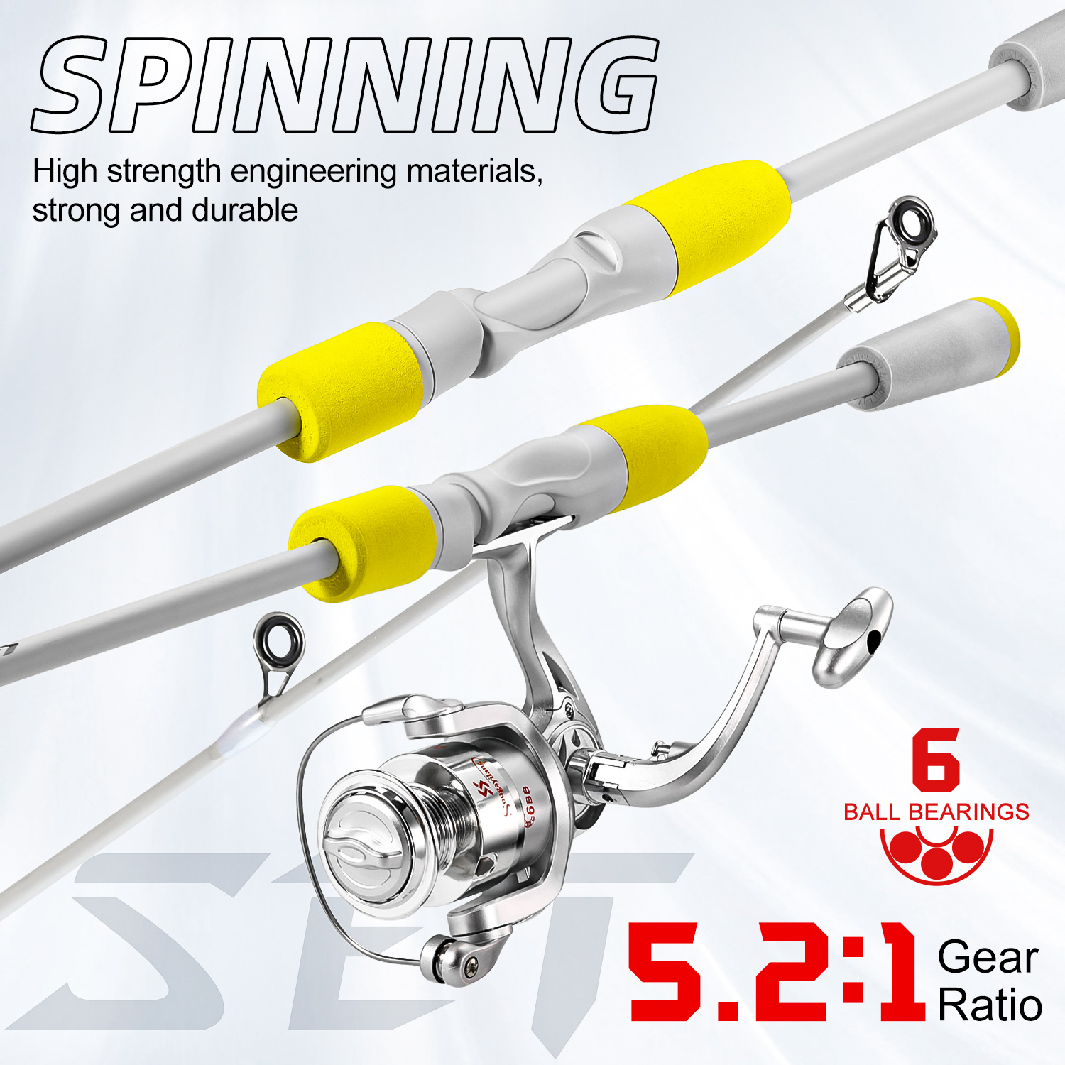 Sougayilang, caña de pescar gi - Fishing Rod Combo reseña y precio